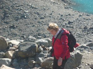 "El fin de semana pasado fui a conocer el monte Fitz Roy, un terreno bastante empinado. Me encantó encontrar hombres y mujeres de edades avanzadas que subían y bajaban por la pendiente". Foto Lila Forero.